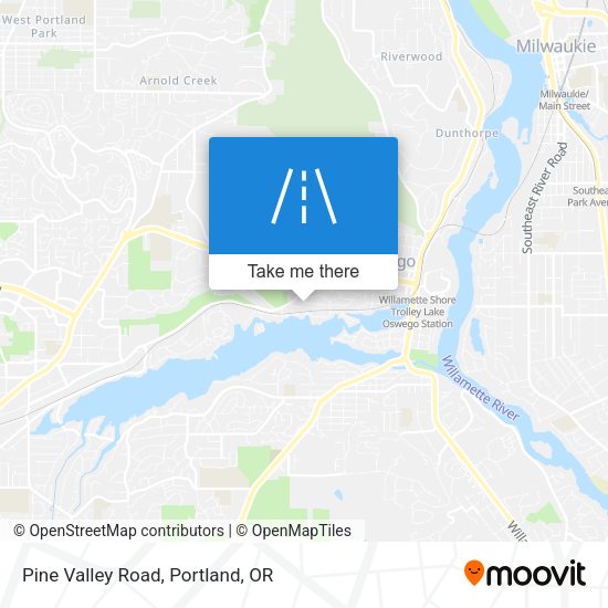 Mapa de Pine Valley Road