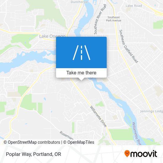 Mapa de Poplar Way