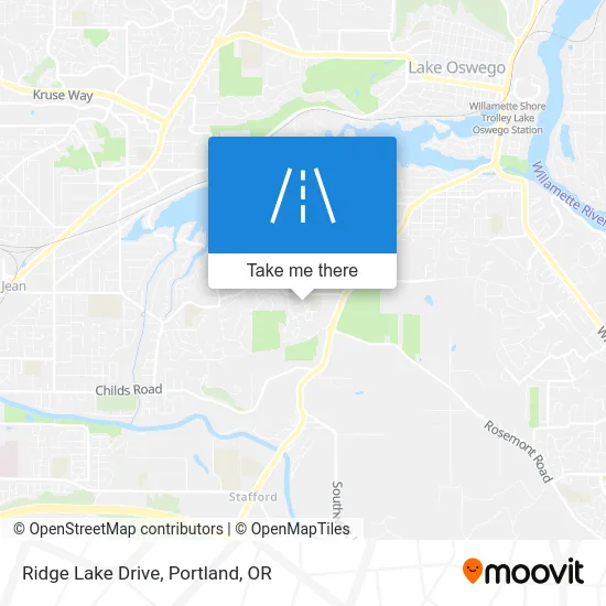 Ridge Lake Drive map
