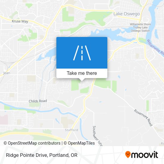 Mapa de Ridge Pointe Drive