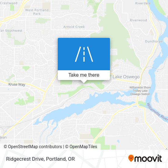 Mapa de Ridgecrest Drive