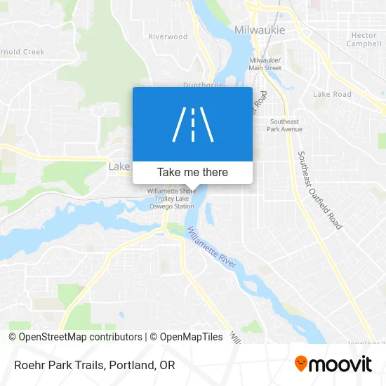 Roehr Park Trails map