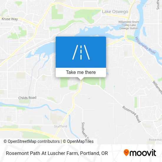 Rosemont Path At Luscher Farm map