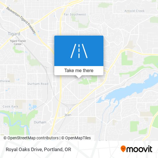 Mapa de Royal Oaks Drive