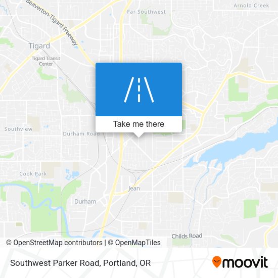 Mapa de Southwest Parker Road