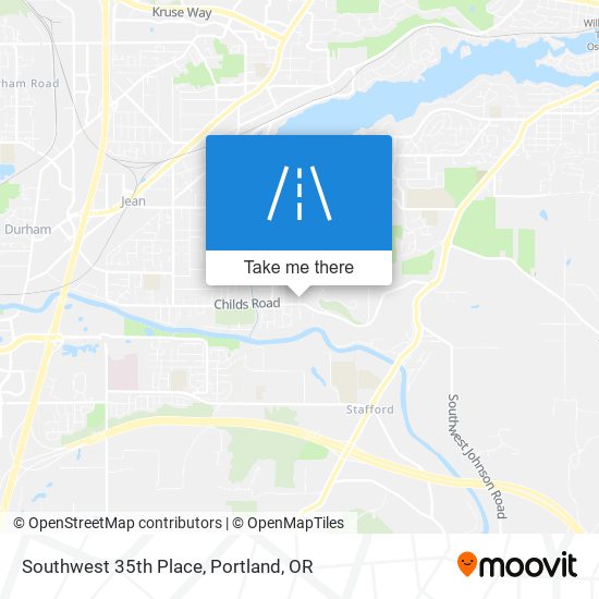 Mapa de Southwest 35th Place