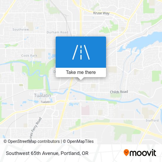 Mapa de Southwest 65th Avenue