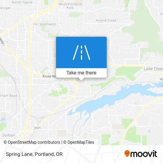 Spring Lane map