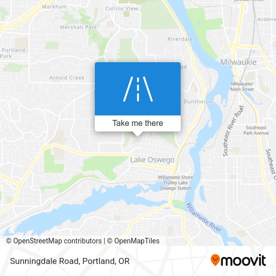 Sunningdale Road map