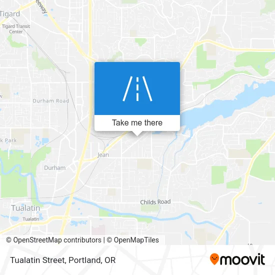 Tualatin Street map