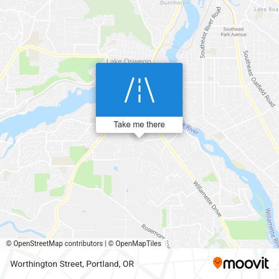 Mapa de Worthington Street