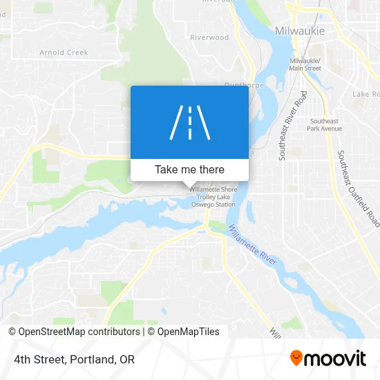 4th Street map