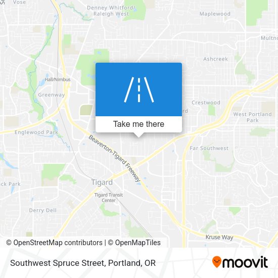 Mapa de Southwest Spruce Street
