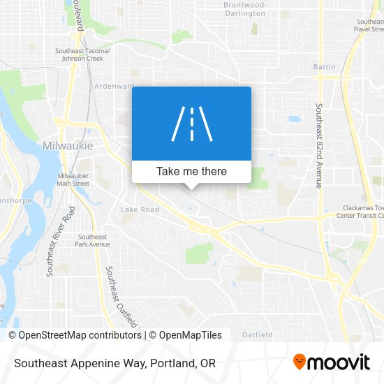 Southeast Appenine Way map