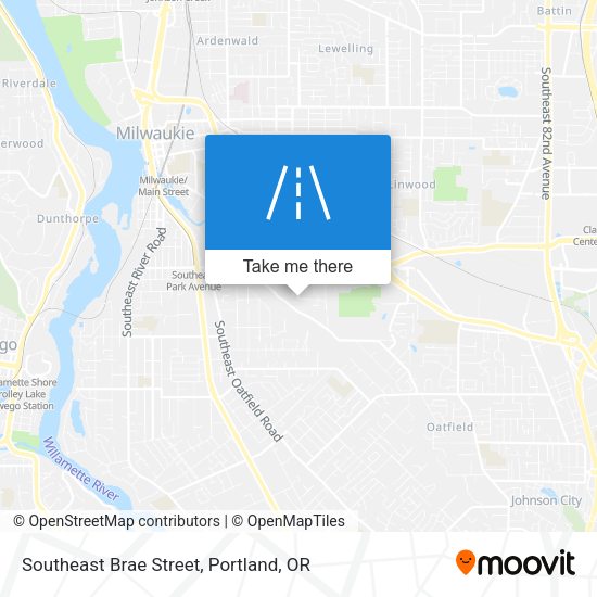 Mapa de Southeast Brae Street