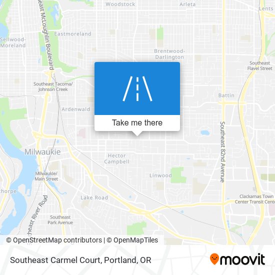 Southeast Carmel Court map