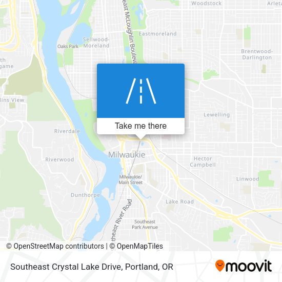 Mapa de Southeast Crystal Lake Drive