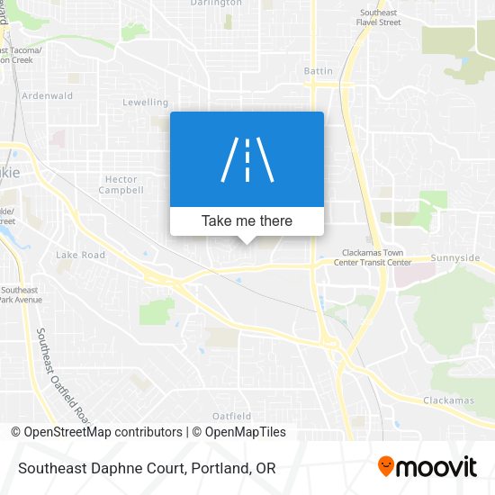 Mapa de Southeast Daphne Court
