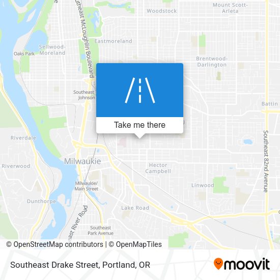 Southeast Drake Street map