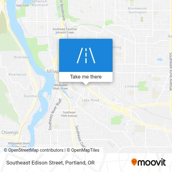 Southeast Edison Street map