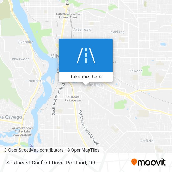 Mapa de Southeast Guilford Drive