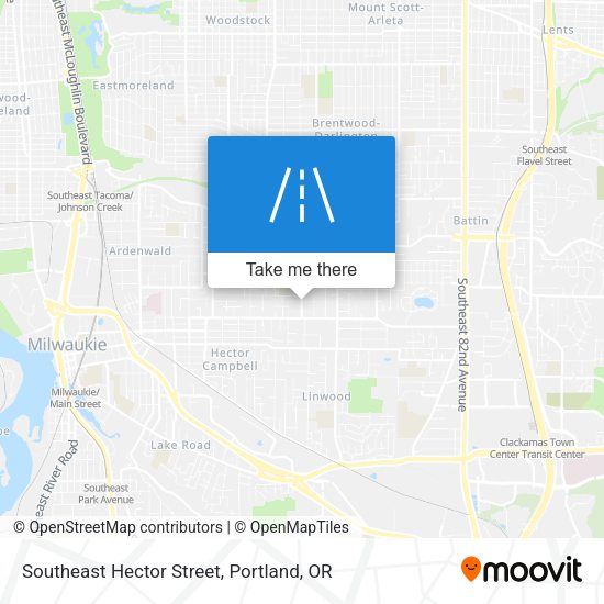 Southeast Hector Street map