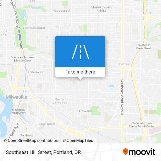 Mapa de Southeast Hill Street