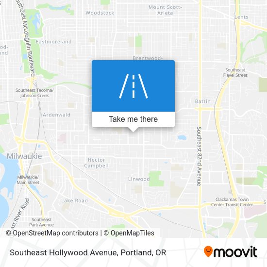 Mapa de Southeast Hollywood Avenue