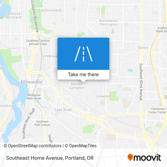 Mapa de Southeast Home Avenue