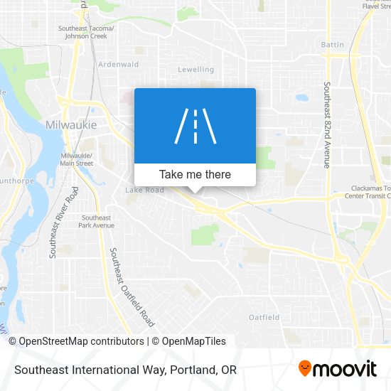 Mapa de Southeast International Way