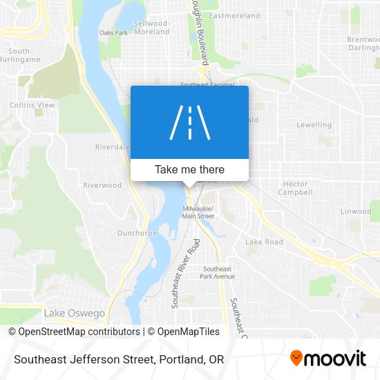 Mapa de Southeast Jefferson Street