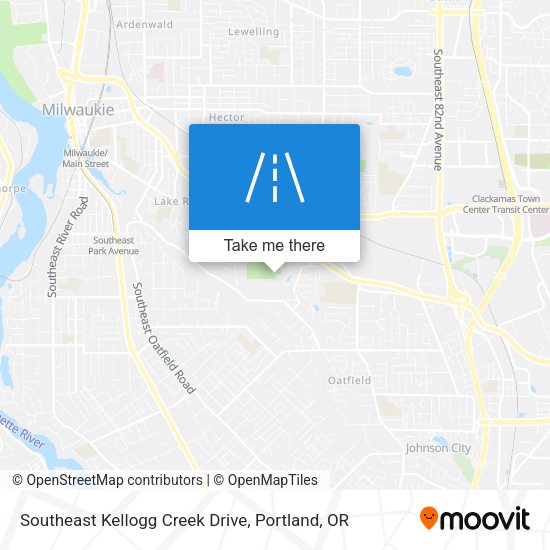 Mapa de Southeast Kellogg Creek Drive