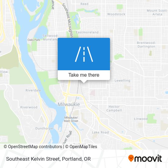 Southeast Kelvin Street map