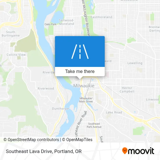 Southeast Lava Drive map