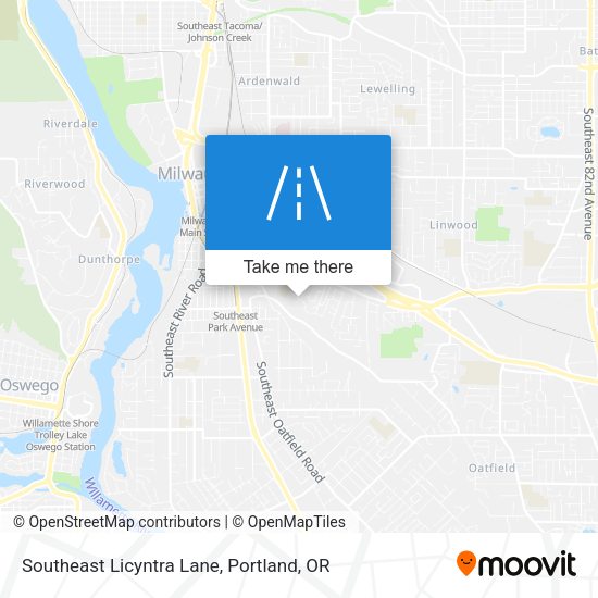 Mapa de Southeast Licyntra Lane