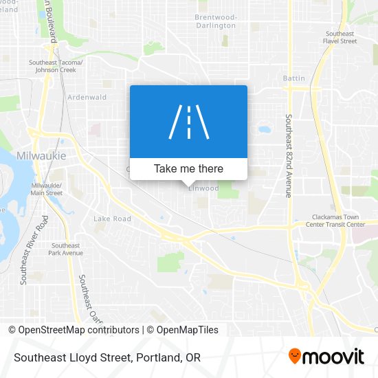 Mapa de Southeast Lloyd Street