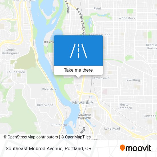 Southeast Mcbrod Avenue map