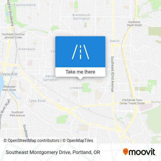 Mapa de Southeast Montgomery Drive