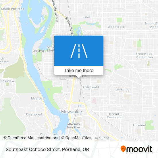 Southeast Ochoco Street map