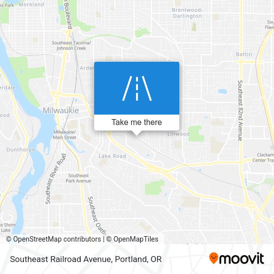 Mapa de Southeast Railroad Avenue