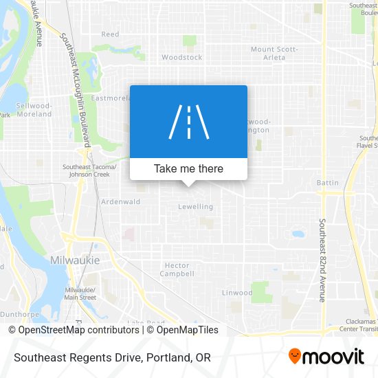Mapa de Southeast Regents Drive
