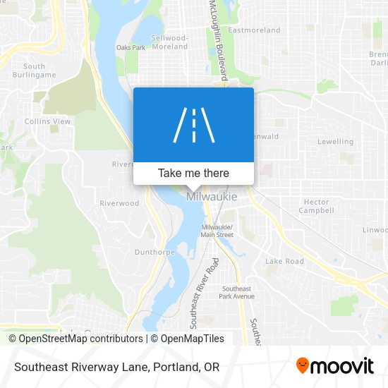 Southeast Riverway Lane map