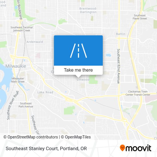 Southeast Stanley Court map
