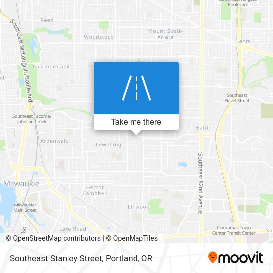 Southeast Stanley Street map