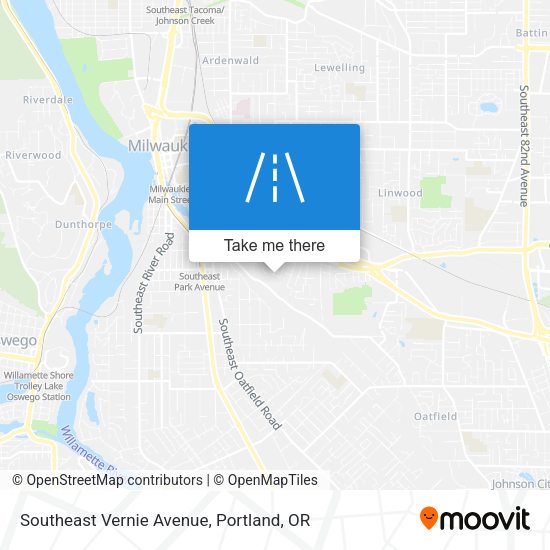 Mapa de Southeast Vernie Avenue