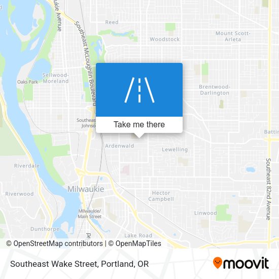Southeast Wake Street map