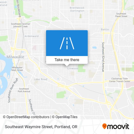 Mapa de Southeast Waymire Street