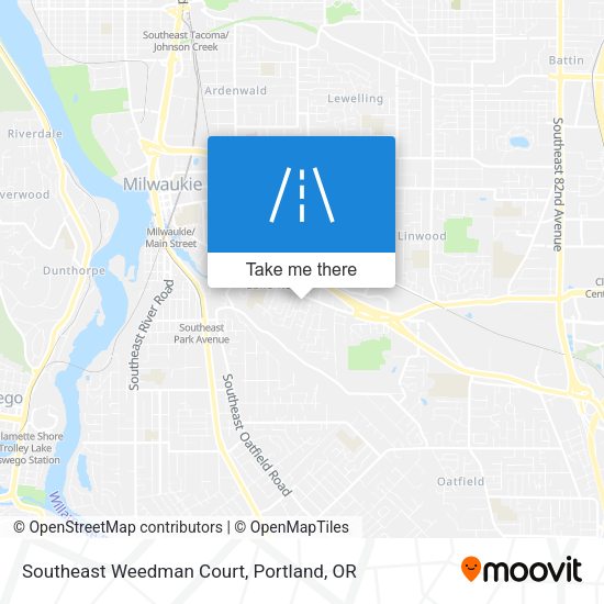 Mapa de Southeast Weedman Court
