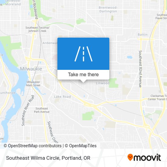 Southeast Wilma Circle map