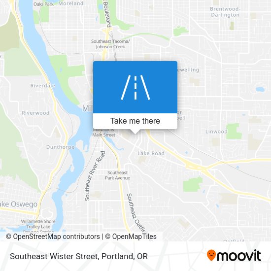 Southeast Wister Street map